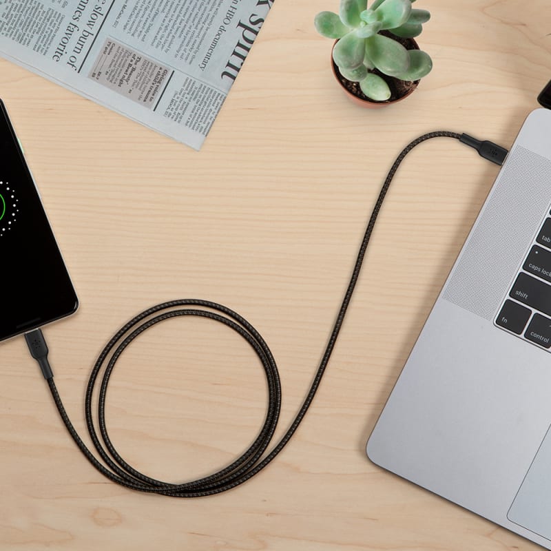 Belkin BoostCharge USB-C to USB-C Braided 1M Cable - Black
