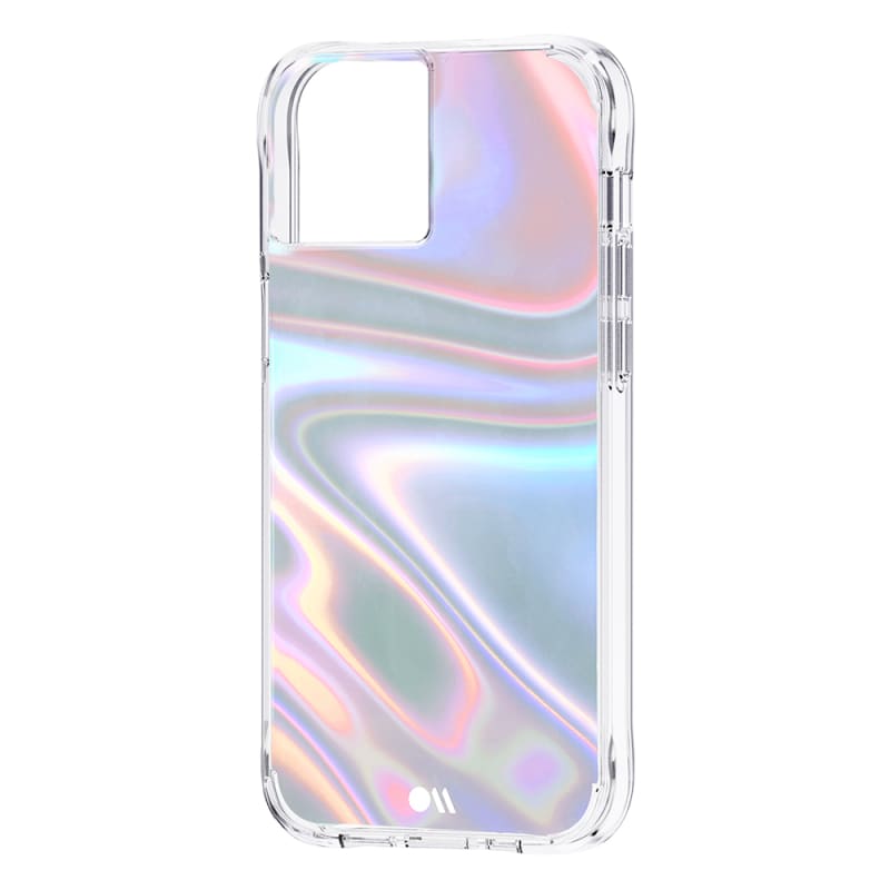 Case-Mate Soap Bubble Case Antimicrobial for iPhone 13 (6.1") - Iridescent