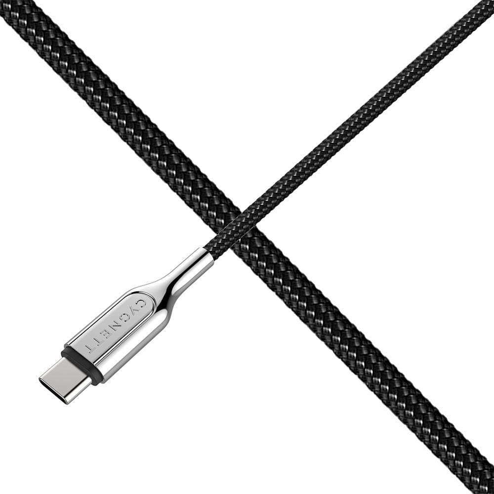 Cygnett Armoured USB-C to USB-C (USB 2.0) Cable (1m) - Black - Accessories