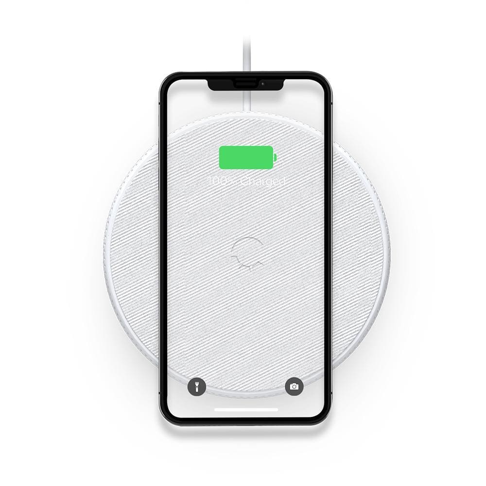 Cygnett PowerBase II Wireless Desk Phone Charger - White - Accessories