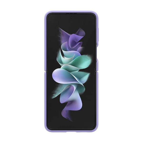 Samsung Silicone Cover With Ring for Galaxy Flip 3 - Lavender