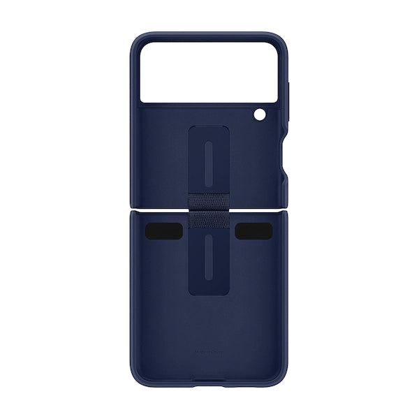Samsung Silicone Cover With Ring for Galaxy Flip 3 - Navy