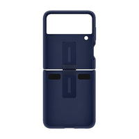 Thumbnail for Samsung Silicone Cover With Ring for Galaxy Flip 3 - Navy