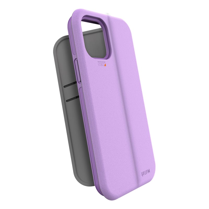 EFM Miami Wallet Case Armour with D3O for iPhone 12 Pro Max 6.7" - Heliotrope