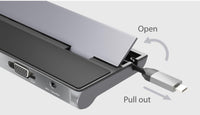 Thumbnail for J5create USB-C Triple Display Docking Station with 100W PD Adaptor  - Grey
