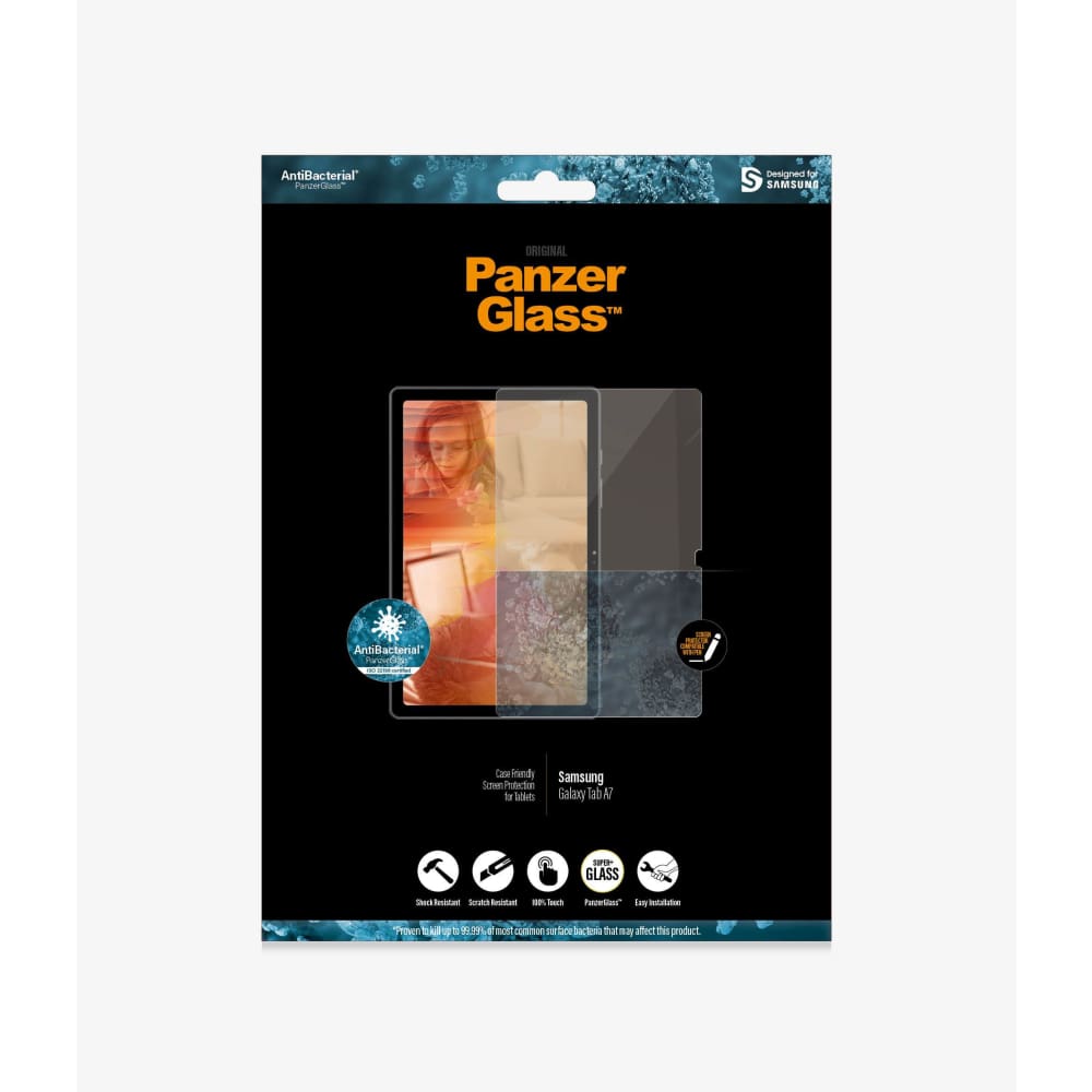 Panzer Glass Samsung Tab A7 CF Glass Screen Protector - Crystal Clear - Accessories