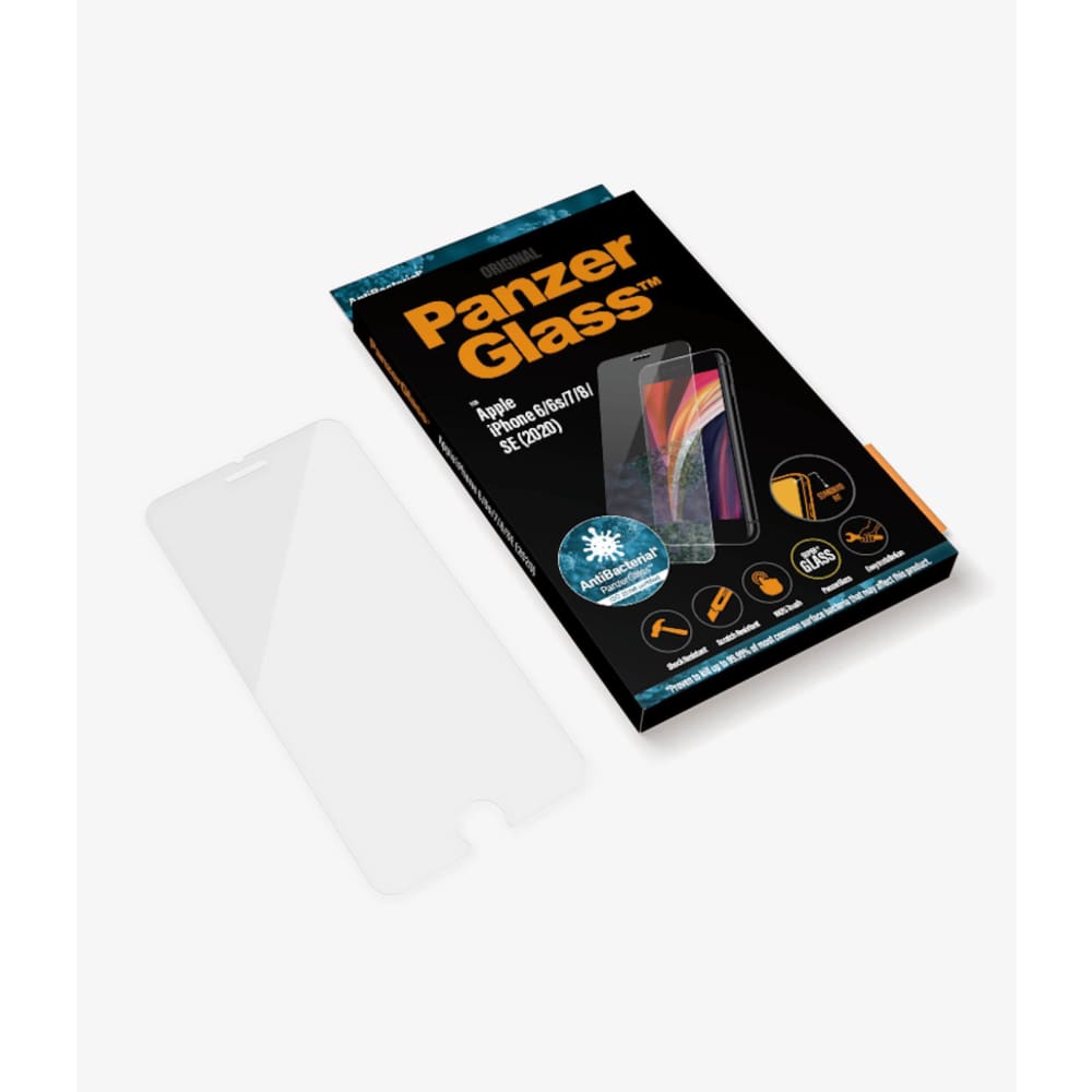 Panzer Glass Screen Protector for iPhone 6/6s/7/8/SE (2020) - Crystal Clear - Accessories