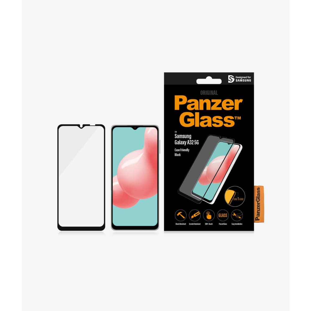 Panzer Glass Screen Protector for Samsung Galaxy A32 5G - Black - Accessories