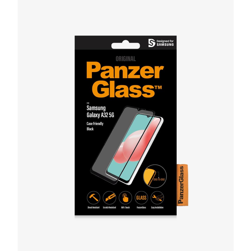 Panzer Glass Screen Protector for Samsung Galaxy A32 5G - Black - Accessories