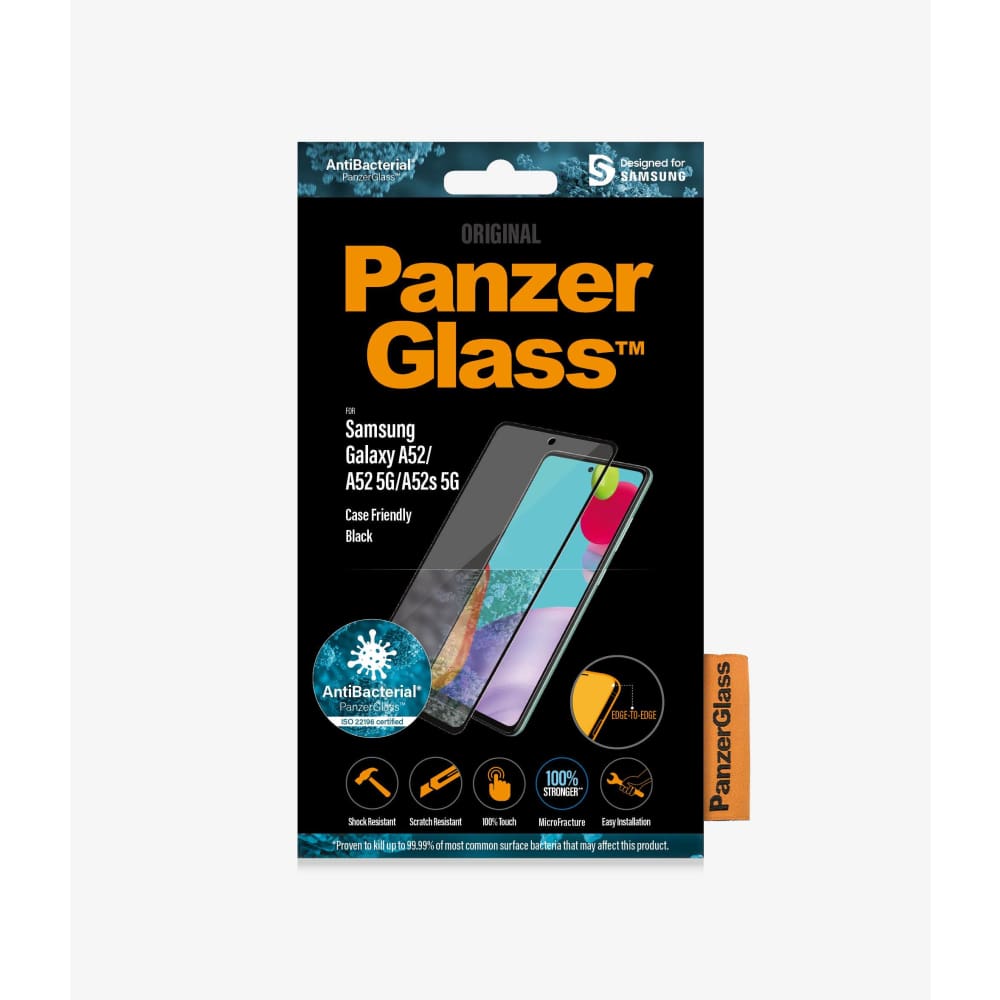 Panzer Glass Screen Protector for Samsung Galaxy A52/A52 5G/ A52s 5G - Black - Accessories