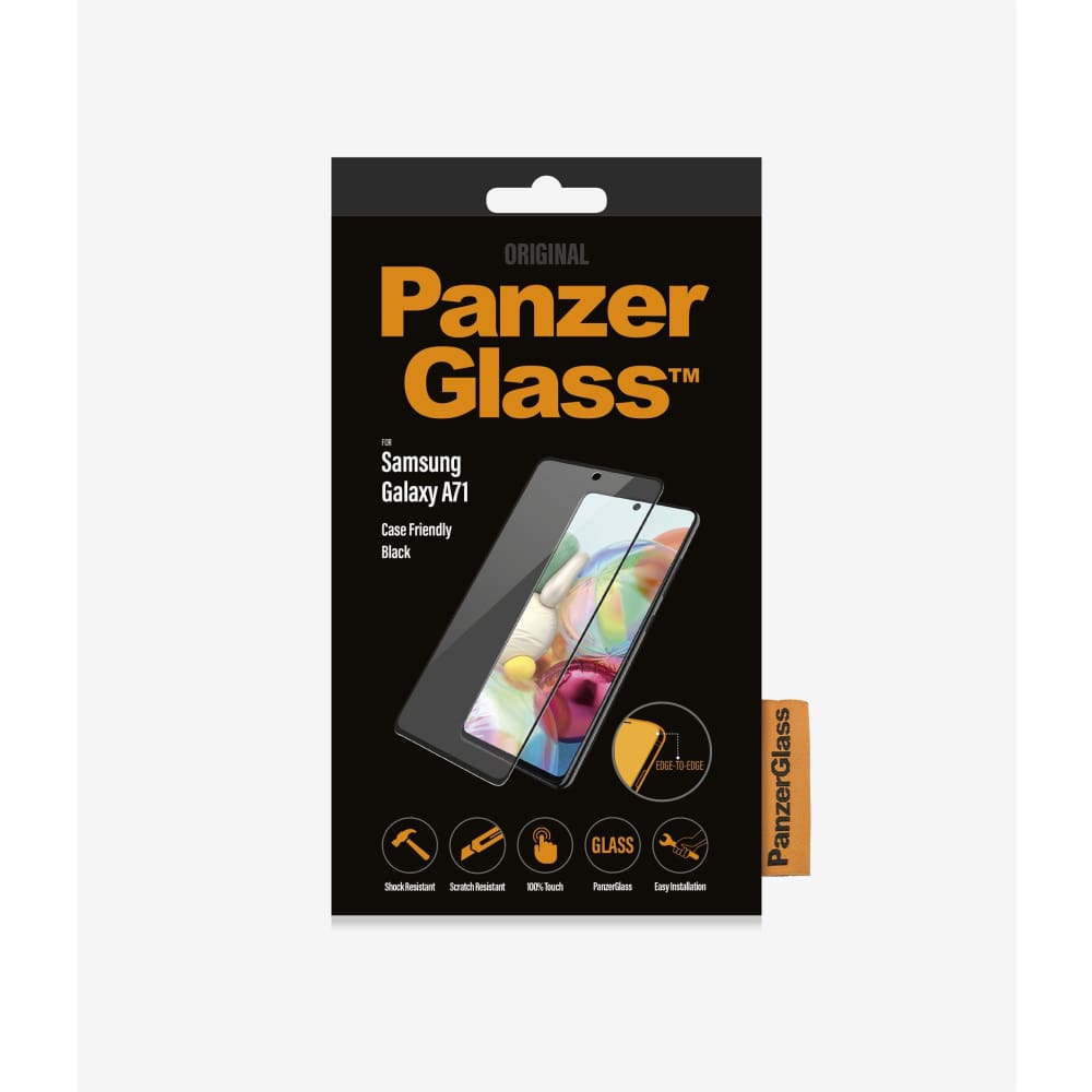 Panzer Glass Screen Protector for Samsung Galaxy A71 - Black - Accessories