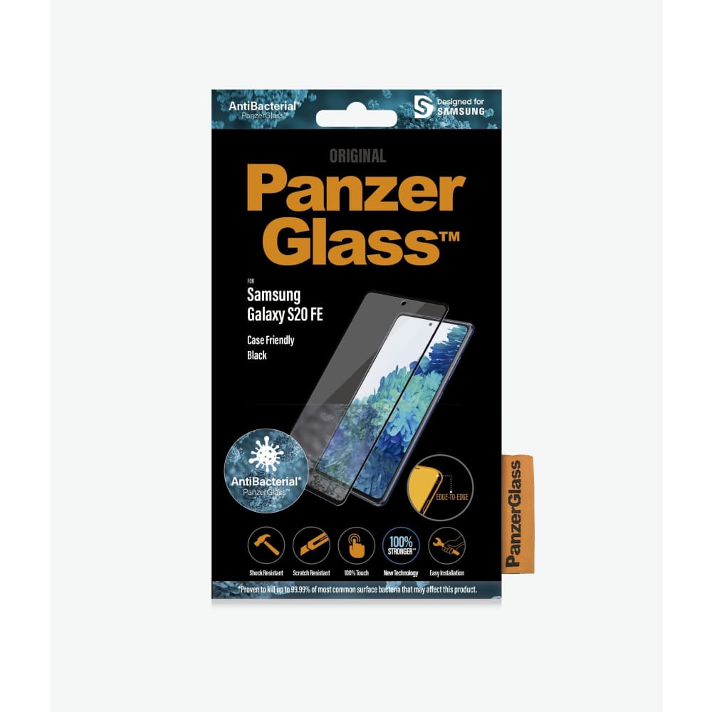 Panzer Glass Screen Protector for Samsung Galaxy S20 FE CF - Black - Accessories