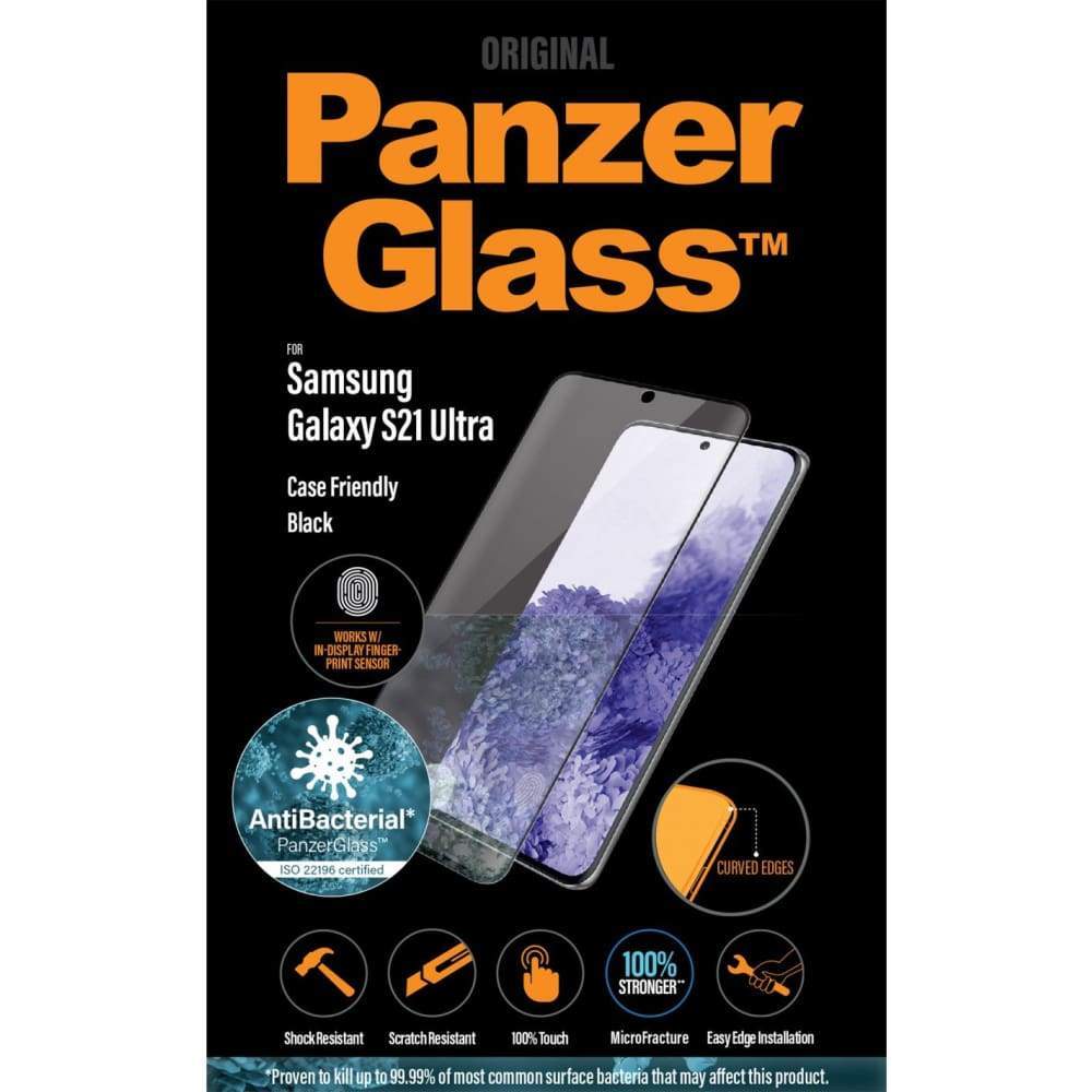 Panzer Glass Screen Protector For Samsung Galaxy S21 Ultra (CASE FRIENDLY) - Accessories