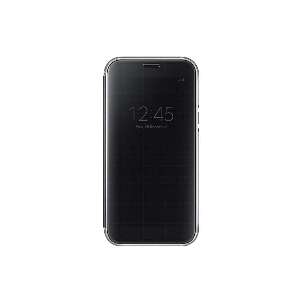 Samsung Galaxy A7 Clear View Cover - Black - Accessories