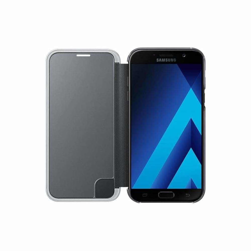 Samsung Galaxy A7 Clear View Cover - Black - Accessories