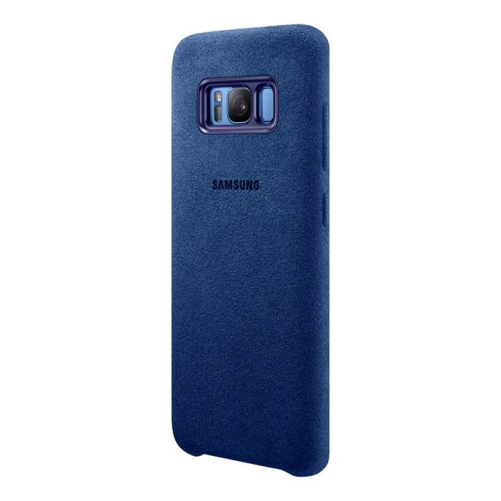Samsung Galaxy S8 Plus Alcantara Back Cover - Blue New - Accessories