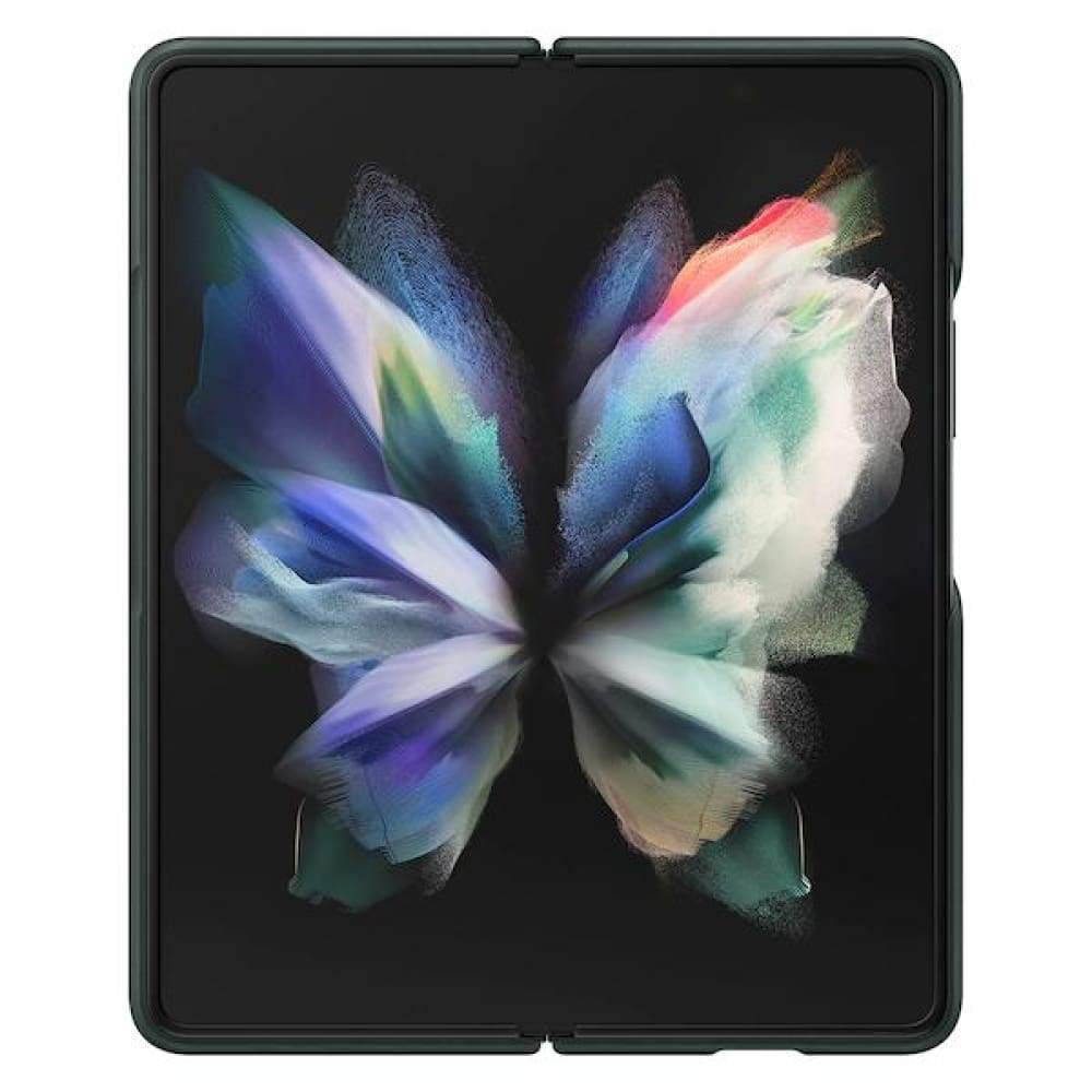 Samsung Leather Cover for Galaxy Fold 3 - Green - Accessories