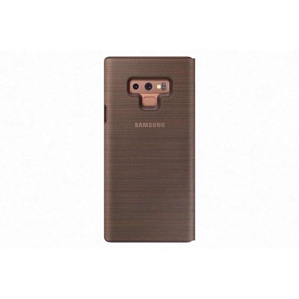 Samsung Led View Cover Case suits Samsung Galaxy Note 9 - Brown - Accessories