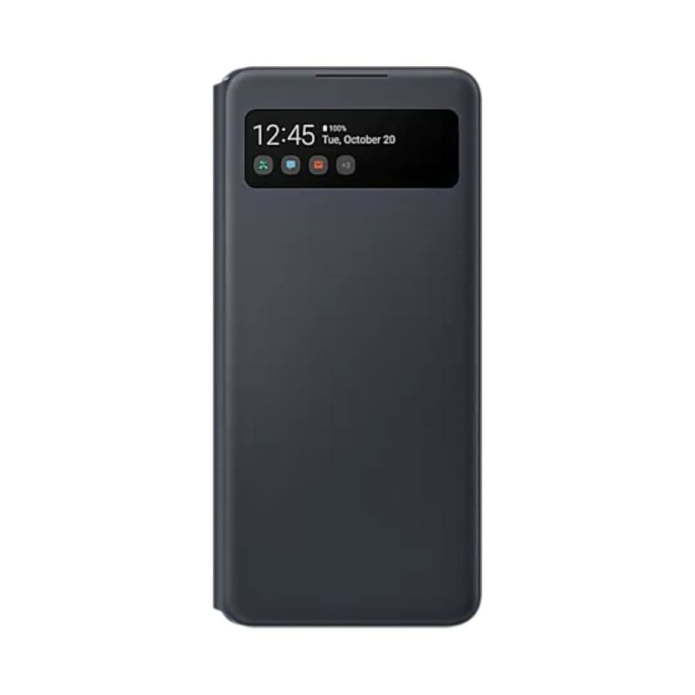Samsung S View Wallet Cover Case Suit For Galaxy A42 5G - Black - Accessories