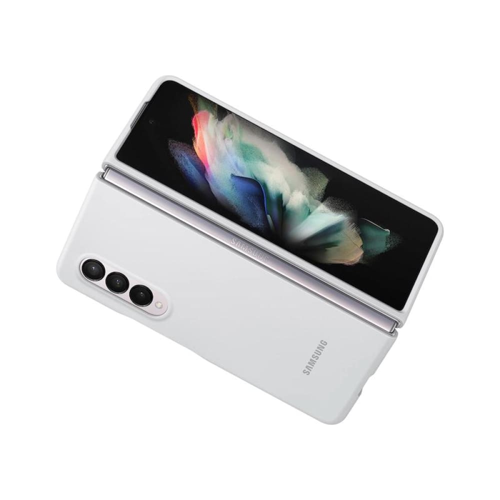Samsung Silicone Cover for Galaxy Fold 3 - White - Accessories