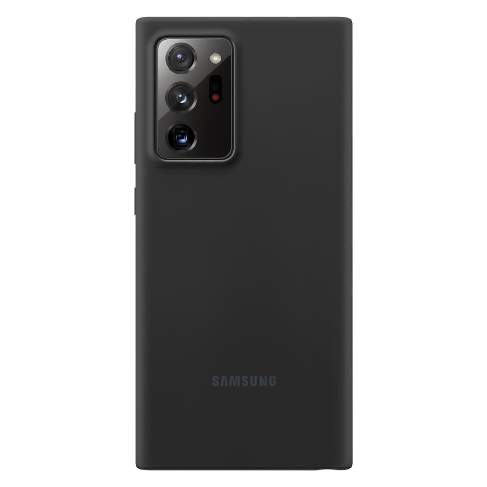 Samsung Silicone Cover For Galaxy Note20 Ultra - Black - Accessories