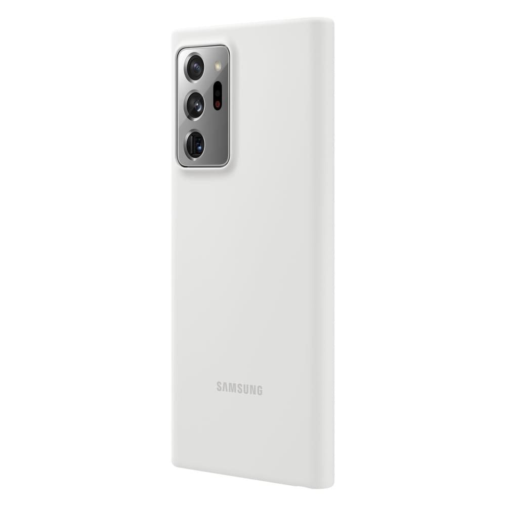 Samsung Silicone Cover For Galaxy Note20 Ultra - White - Accessories