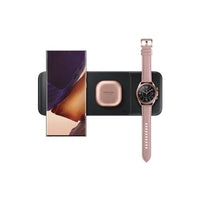 Thumbnail for Samsung Wireless Charger and Trio Charging Pad with AC Charger - Black - Accessories