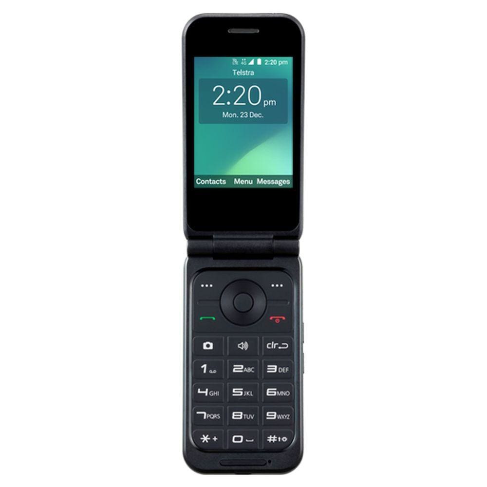 Telstra Flip 3 4G - Black - Mobiles