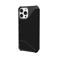 Thumbnail for UAG Metropolis Folio 5G Case for iPhone 13 Pro Max - Kevlar Black - Accessories