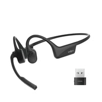 Thumbnail for Shokz OpenComm2 UC Bone Conduction Open-Ear USB-A Wireless Headphones - Black