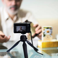 Laser Mini Tripod with Phone Adapter - Black