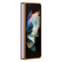 Thumbnail for Samsung Leather Cover for Galaxy Fold3 - Camel