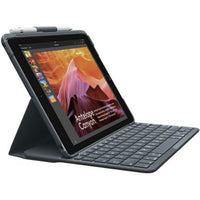 Thumbnail for Logitech Slim Folio Case with Integrated Bluetooth Keyboard for iPad 9.7 2017 (5th Gen) + 2018 (6th