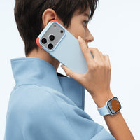 MOFT Color-blocking Snap Phone Case for iPhone 17 Pro - Soothing Mist + Sunrise