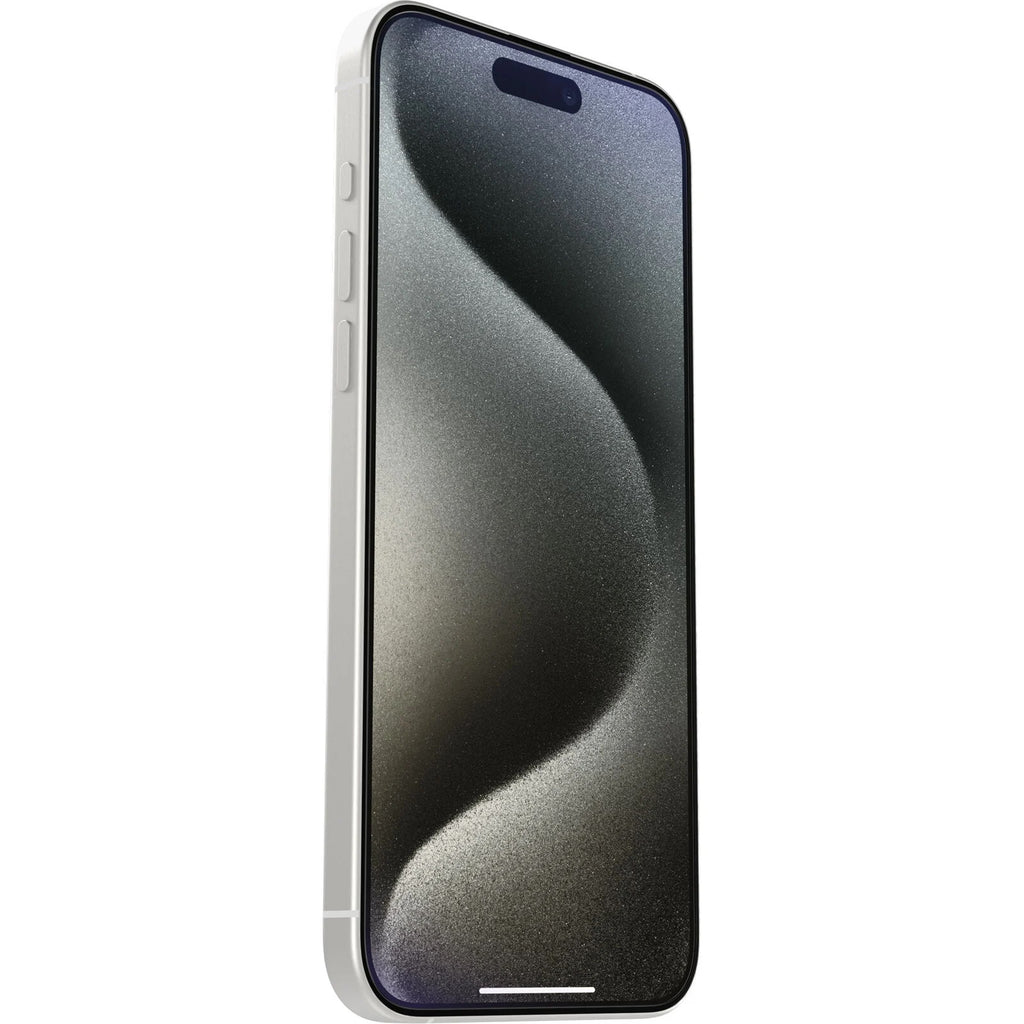 OtterBox Premium Pro Glass Antimicrobial AntiBlue Light Screen Protector for Apple iPhone 15 Pro Max (6.7') - Clear