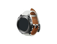 Thumbnail for Samsung Classic Leather Strap for Gear Sport - Beige +  White