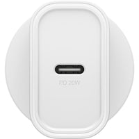 Thumbnail for OtterBox 20W Wall Charger with USB-C and Power Delivery - White