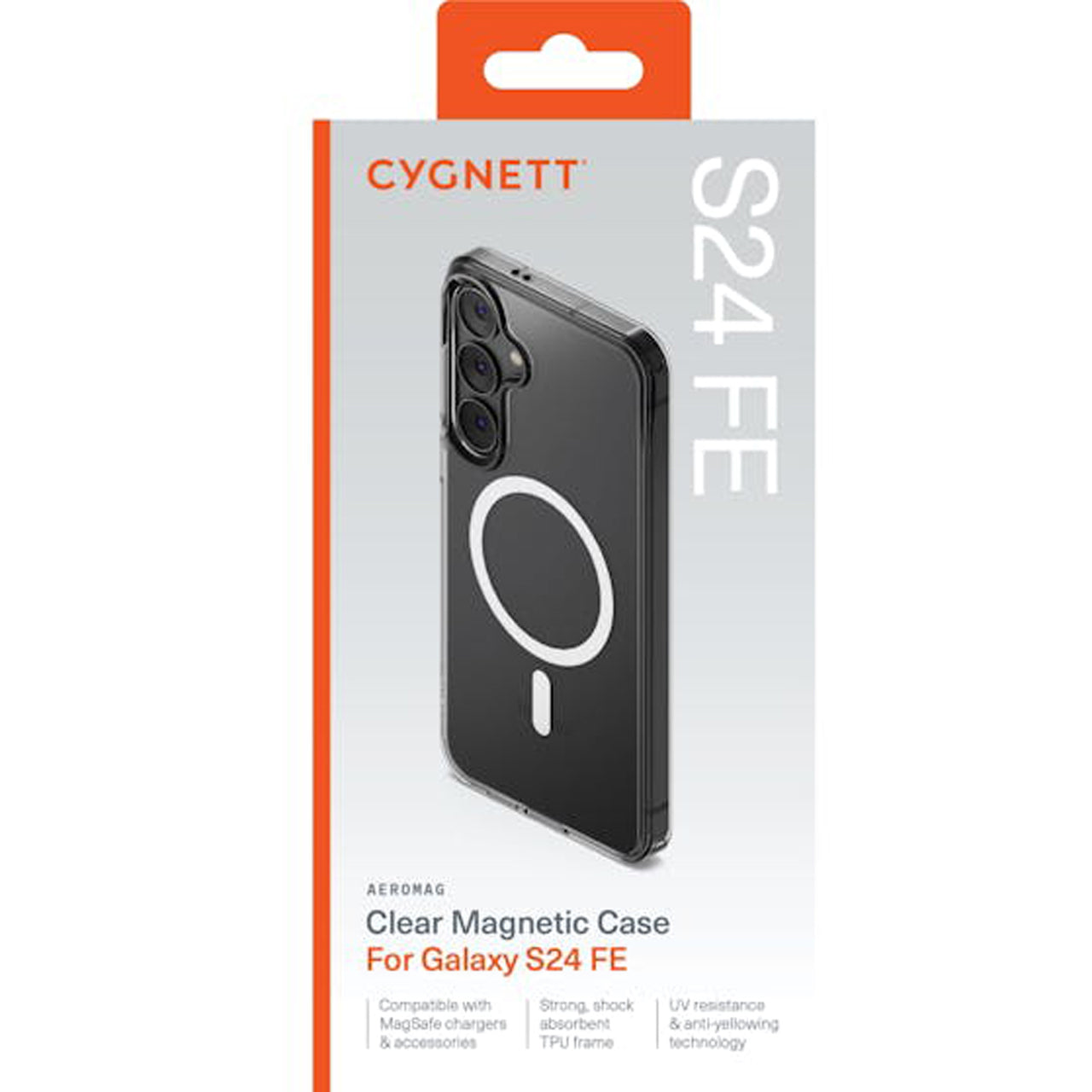 Cygnett Aeromag Case for Samsung S24FE- Clear