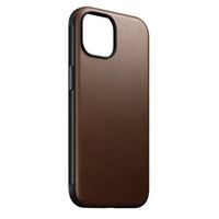 NOMAD Leather Case for iPhone 17e/16e/15/14 - Brown NMD