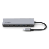Thumbnail for Belkin CONNECT USB-C 7-in-1 Multiport Hub Adapter Space Grey