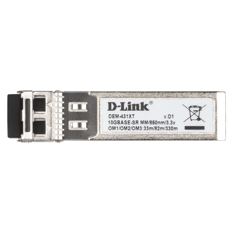 D-Link 10GBase-SR SFP+ Multimode Transceiver - White