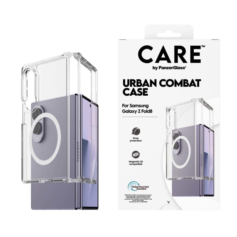 CARE by PanzerGlass Urban Combat Case for Samsung Z Fold8 - Transparent