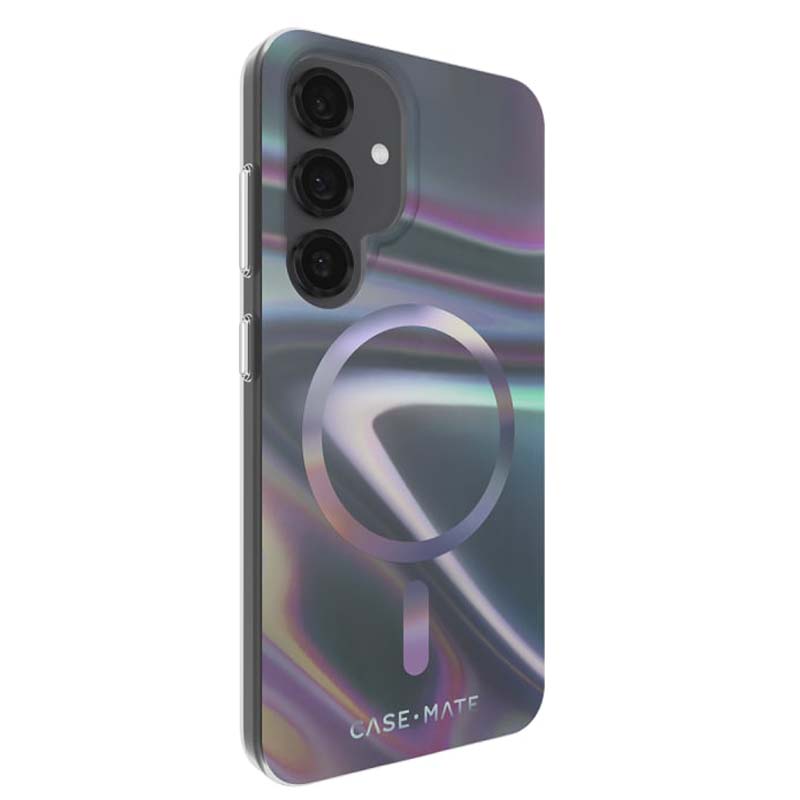 Case-Mate Soap Bubble Case for Samsung Galaxy S25 - Iridescent w/ Magnet