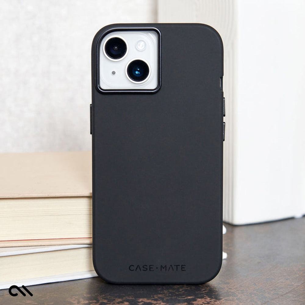 Case-Mate Silicone MagSafe Case For iPhone 15 - Black