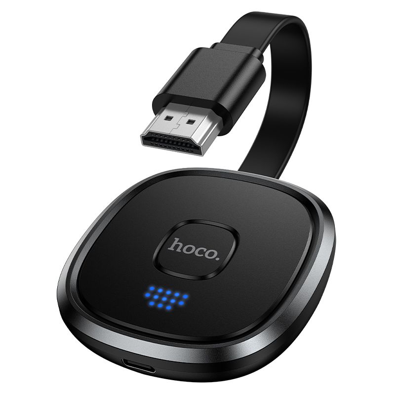 Hoco UA45 1080P 60Hz Wireless Screen Share HDMI for iPhone iPad Andriod - Black