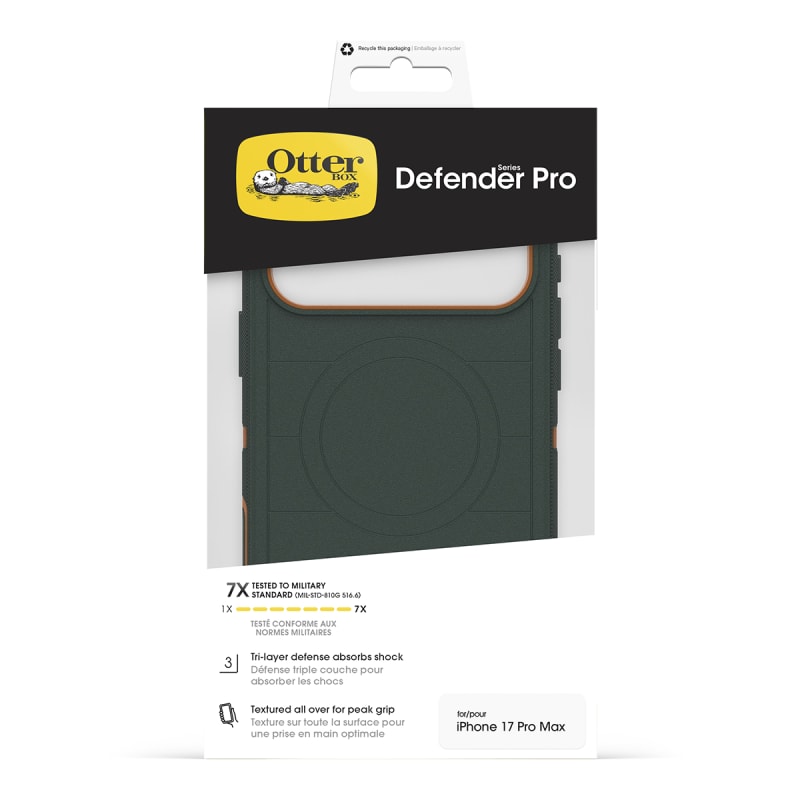 OtterBox Defender Pro Case with Camera Control for iPhone 17 Pro Max - Green