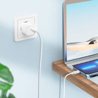 Thumbnail for Hoco X88 Gratified charging cable for iP- White