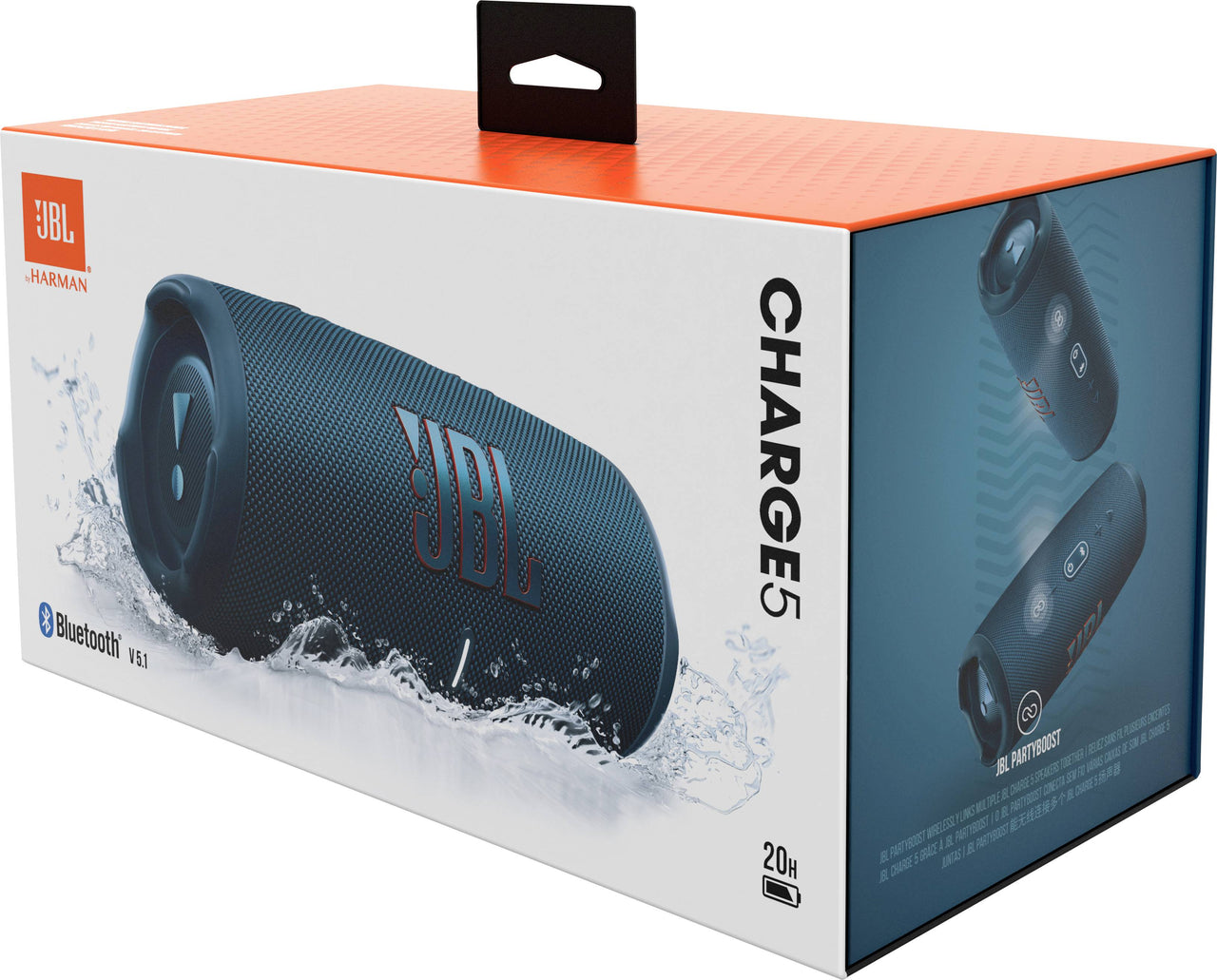 JBL Charge 5 Portable Bluetooth Speaker - Blue