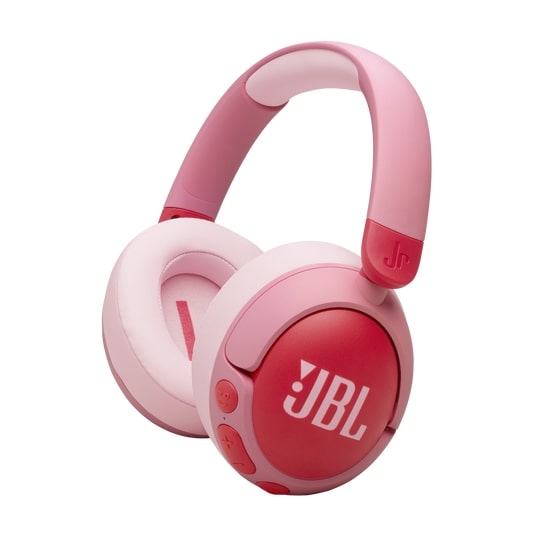 JBL Junior 470NC Wireless Bluetooth Over-Ear Noise Cancelling Kids Headphones- Pink