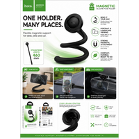 Thumbnail for Hoco Show Ring Magnetic Silicone Hose Holder - Black